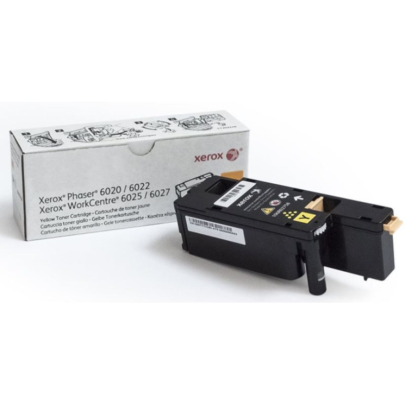 Картридж Xerox PH6020/6022/WC6025/6027 Yellow (1000 стор)
