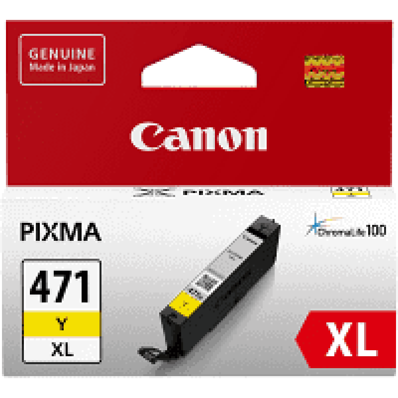 Картридж Canon CLI-471Y XL PIXMA MG5740/MG6840 Yellow