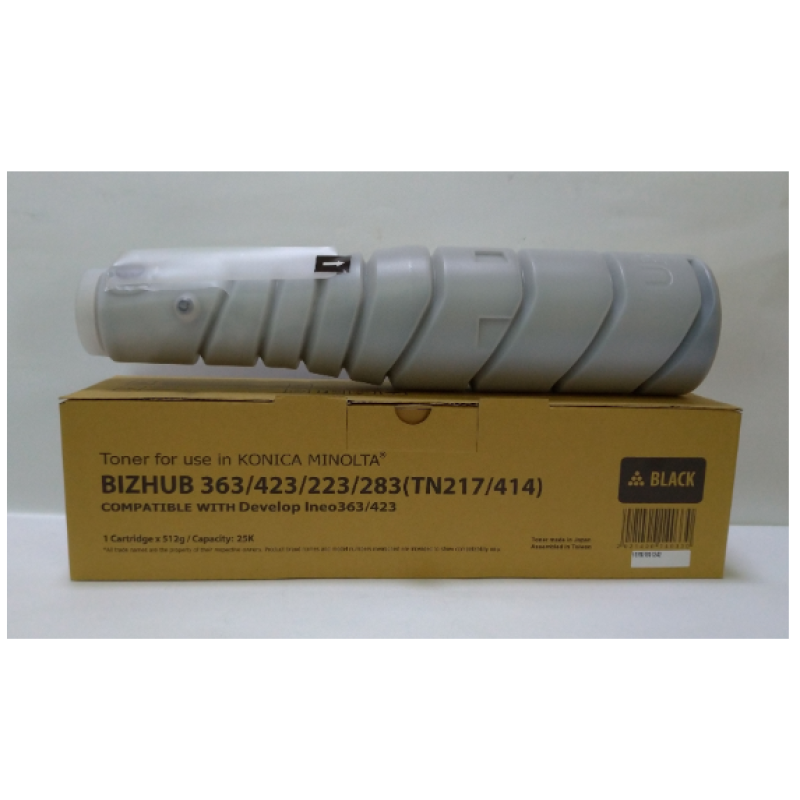 Тонер KONICA-MINOLTA Bizhub 363/423/223/283, TN-414/TN-217 (512г/картридж) Tomoegawa