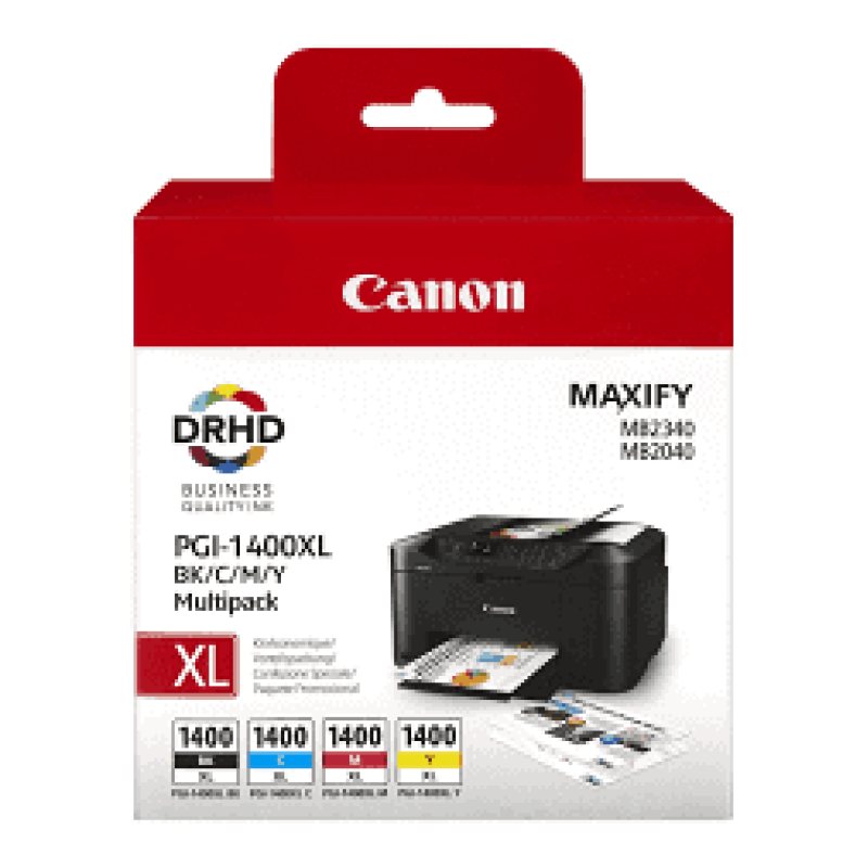 Картридж Canon PGI-1400XL Cyan/Magenta/Yellow/ Black Multi Pack