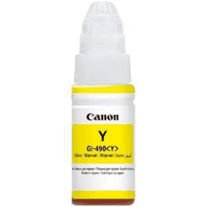 Чорнило Canon GI-490 PIXMA G1400/G2400/G3400 Yellow 70ml