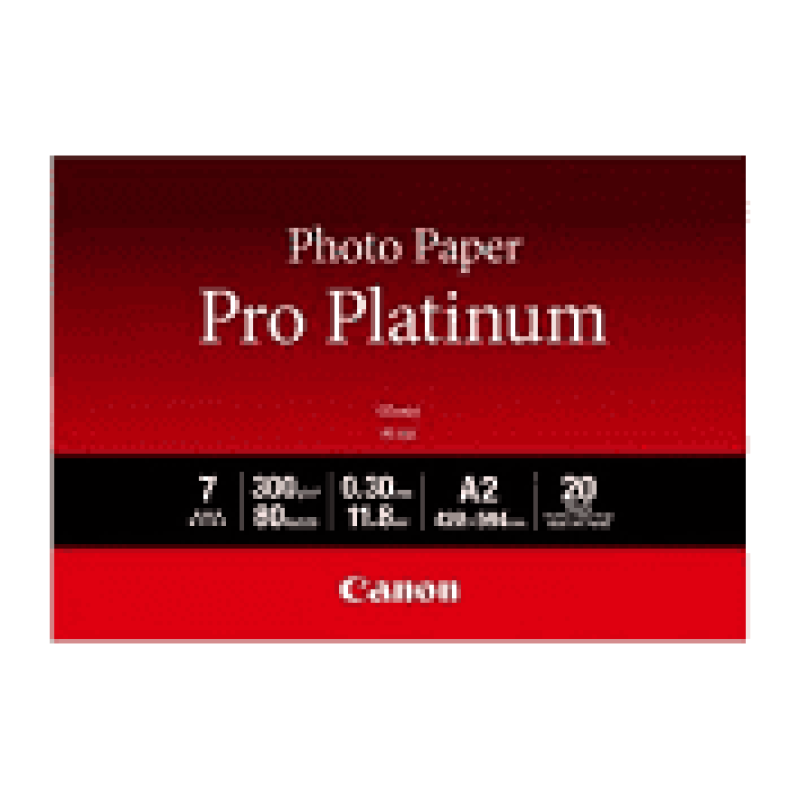 Папiр Canon A2 Pro Platinum Photo Paper PT-101 A2 20 арк Папiр Canon A2 Pro Platinum Photo Paper PT-101 A2 20 арк