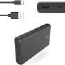 Портативний зарядний пристрій Power Bank Hama ALU15HD 15000 mAh Anthracite