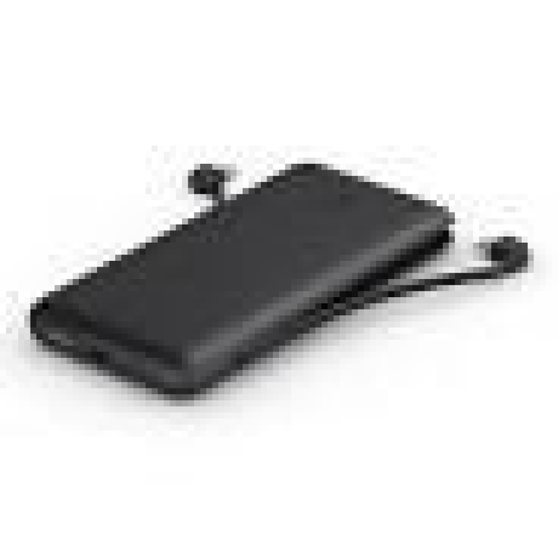 Портативний зарядний пристрій Power Bank Belkin 10000mAh 23W integrated cables Black (BPB006BTBLK)