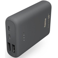 Портативний зарядний пристрій Power Bank Hama Supreme 10HD 10000 mAh Grey