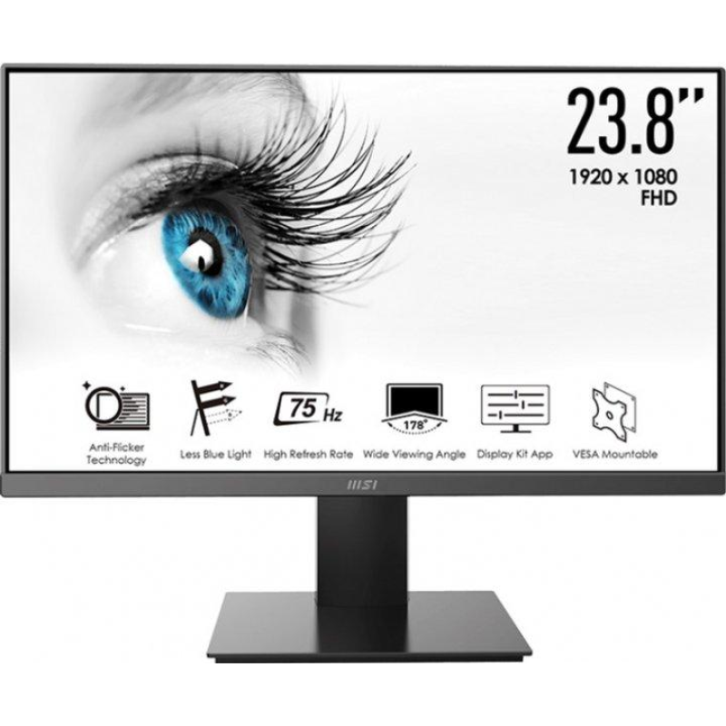 Монітор VA 23.8“ FHD (1920 x 1080) 4ms 75Hz 178/17 8 VGA HDMI PRO MP241X