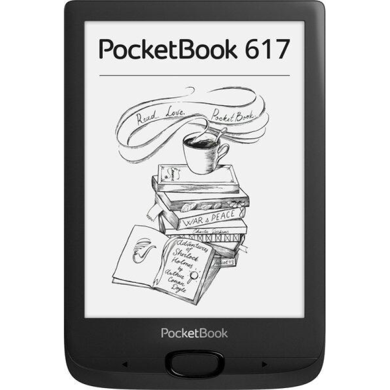 Електронна книга з підсвічуванням PocketBook 617 Ink Black