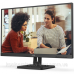 TFT 23.8“ AOC 24E3UM, VA, 75Гц, D-Sub, HDMI, DP, USB-hub, колонки, чорний (24E3UM)