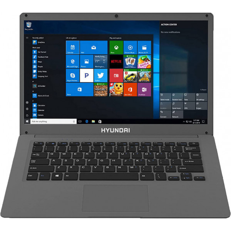 Hyundai HyBook 14.1“HD TN/Celeron N3350/4/64/Intel HD/W10S/Space Grey (HTLB14INC4Z1ESG) Hyundai HyBook 14.1“HD TN/Celeron N3350/4/64/Intel HD/W10S/Space Grey (HTLB14INC4Z1ESG)
