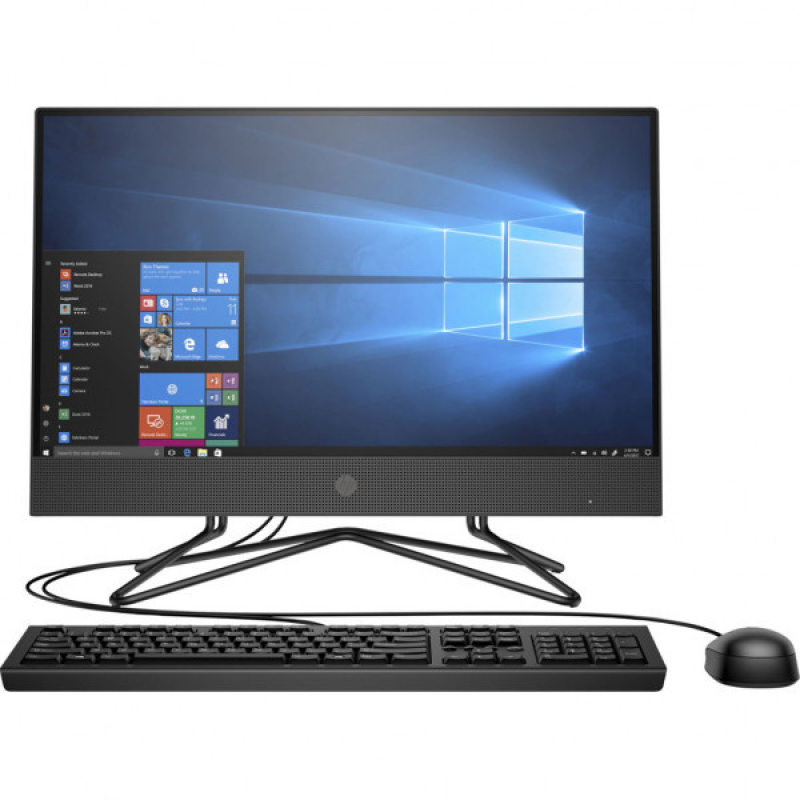 Моноблок 21.5““ HP 200 G4 i5-1235U/8GB/512Gb SDD/DVD-WR/K&M/WiFi/DOS/Iron Gray (6D418EA)