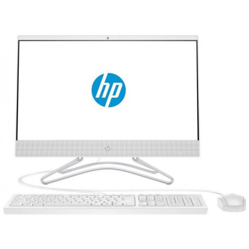 Моноблок 21.5““ HP 200 G4 i5-1235U/8GB/512Gb SDD/DVD-WR/K&M/WiFi/DOS/Snow White (6D417EA)