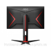 TFT 27“ AOC C27G2ZU/BK, VA, 240Гц, вигнутий, DP, HDMI x 2, USB hub, HAS, колонки,чорний червоний (C27G2ZU/BK)