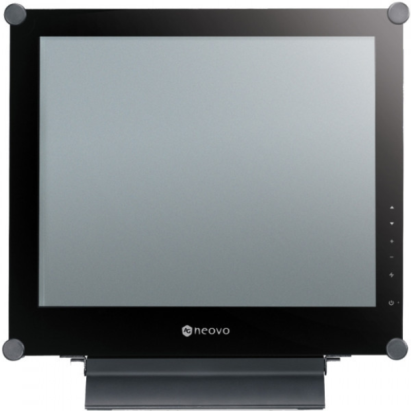 TFT 17“ Neovo X-17E, скло NeoV™, D-Sub, DVI-D, HDMI, DP, 24/7, колонки, металевий, чорний (X-17E BLACK)