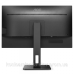 TFT 27“ AOC U27P2CA, IPS 4K UHD, 4ms, HDMIx2, DP, USB hub, USB-C, HAS, Pivot, колонки, чорний (U27P2CA)