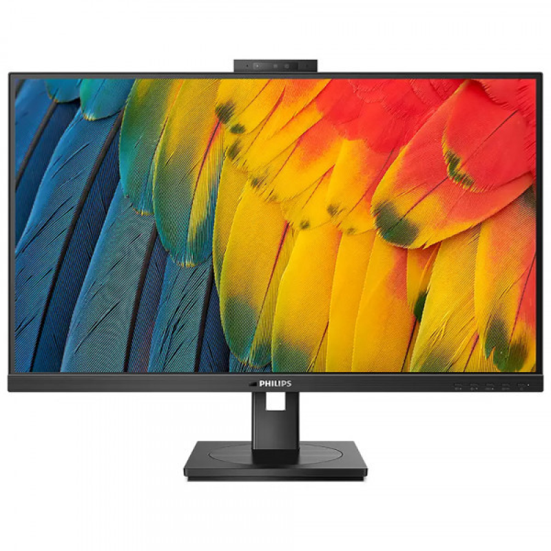 TFT 23.8“ Philips 24B1U5301H, FHD, IPS, 75Гц, HDMI, DP, USB-C, RJ-45, USB-hub, webcam, HAS, Pivot