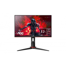 TFT 27“ AOC C27G2ZU/BK, VA, 240Гц, вигнутий, DP, HDMI x 2, USB hub, HAS, колонки,чорний червоний (C27G2ZU/BK)