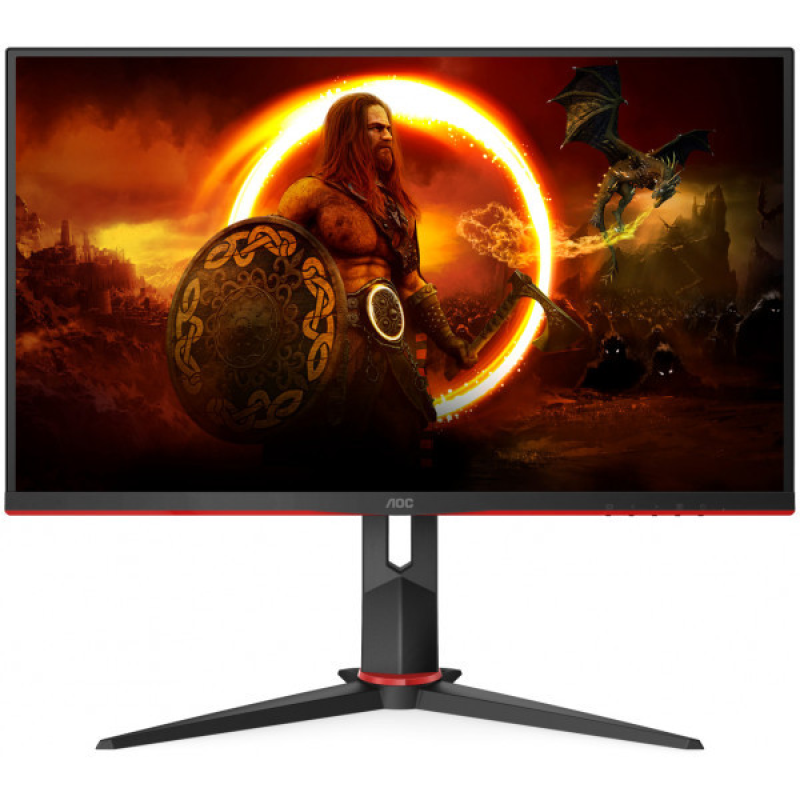 TFT 27“ AOC 27G2SPU/BK, FHD, IPS, 165 Гц, 1 мс, D-Sub, 2х HDMI, DP, USB-hub, HAS, Pivot, колонки (27G2SPU/BK)