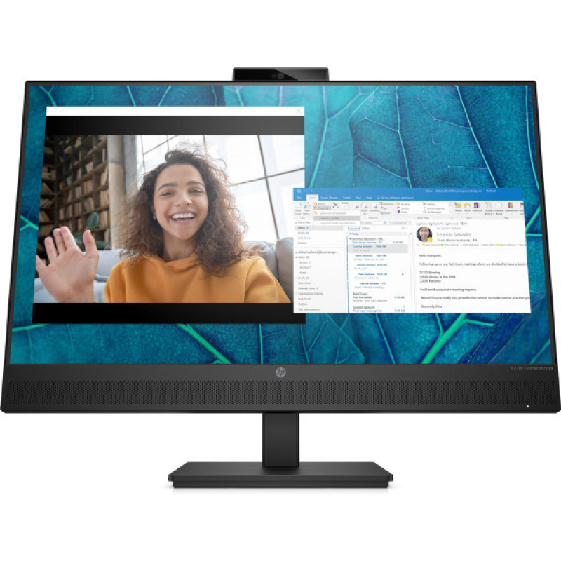 TFT 27“ HP M27m, IPS, HDMI, DP, USB-С, Cam, HAS, колонки, чорний (678U8AA)