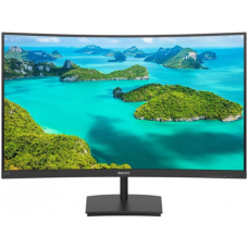 TFT 27“ Philips 271E1SCA, VA, вигнутий, sRGB 100%, D-Sub, HDMI, колонки, чорний (271E1SCA/00)