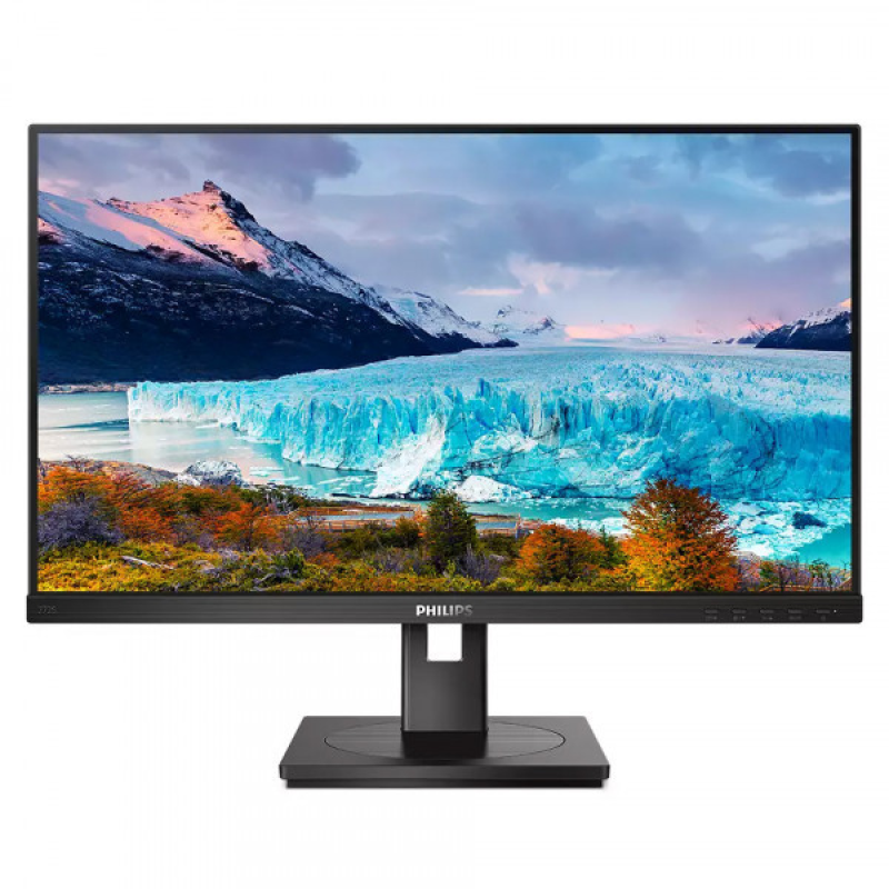 TFT 27“ Philips 272S1M, IPS,75Hz, sRGB 102%, D-Sub, DVI-D, HDMI, DP, USB-hub, HAS, Pivot, колонки, ч TFT 27“ Philips 272S1M, IPS,75Hz, sRGB 102%, D-Sub, DVI-D, HDMI, DP, USB-hub, HAS, Pivot, колонки, ч