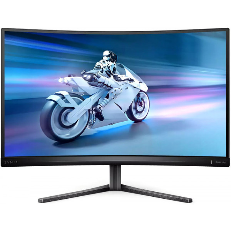 TFT 27“ Philips 27M2C5500W, QHD, VA, вигнутий, 240Hz, 0,5ms, 2x HDMI, 2x DP, USB-hub, HAS, сірий TFT 27“ Philips 27M2C5500W, QHD, VA, вигнутий, 240Hz, 0,5ms, 2x HDMI, 2x DP, USB-hub, HAS, сірий