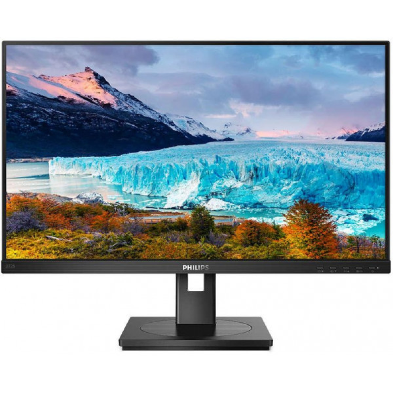 TFT 27“ Philips 272S1AE, IPS, 75Hz, D-SUB, DVI-D, DP, HDMI, HAS, Pivot, колонки, чорний (272S1AE/00) TFT 27“ Philips 272S1AE, IPS, 75Hz, D-SUB, DVI-D, DP, HDMI, HAS, Pivot, колонки, чорний (272S1AE/00)
