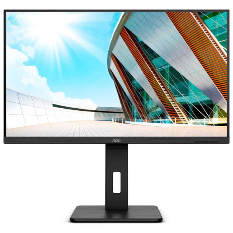 TFT 31.5“ AOC Q32P2, IPS, QHD, DP, HDMI x 2, USB 3.2x4, Pivot, HAS, колонки, чорний (Q32P2)