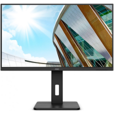 TFT 31.5“ AOC U32P2CA, VA, UHD, DP, HDMI x 2, USB-C, Pivot, HAS, колонки, чорний (U32P2CA)