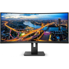 TFT 34“ Philips 346B1C, VA, 3440 x 1440, USB-C, HDMI, DP, RJ45, колонки, чорний (346B1C/00)