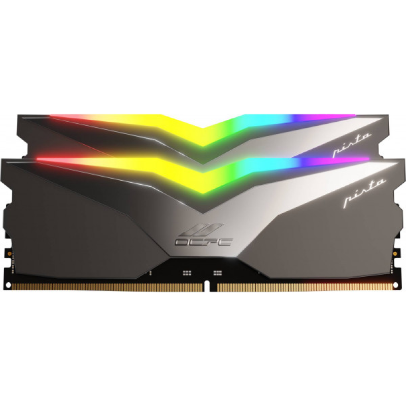 DDR5 32Gb 6200MHz (2*16Gb) OCPC PISTA RGB C36 Titan, Retail Kit (MMPT2K32GD562C36T) DDR5 32Gb 6200MHz (2*16Gb) OCPC PISTA RGB C36 Titan, Retail Kit (MMPT2K32GD562C36T)