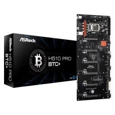 ASRock H510 Pro BTC+ (1200/H510, DDR4, 6xPCIex16, HDMI, 1xSATAIII, M.2, GLan, 501 мм*224 мм) (H510 Pro BTC+)