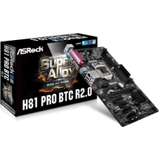 ASRock H81 PRO BTC R2.0/REF (1150/H81, 2*DDR3, 1xPCI-Ex16, 5xPCI-Ex1, 2xSATAIII, GLan, 5.1ch, ATX) (H81 PRO