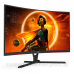 TFT 31.5“ AOC C32G3AE/BK, VA, 165Гц, 4мс, вигнутий, DP, HDMIx 2, колонки, чорний з червоним (C32G3AE/BK)