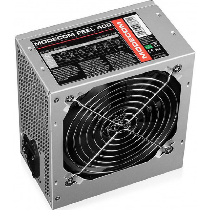 БЖ 400W Modecom FEEL 400, Bulk (ZAS-FEEL-00-400-ATX-PFC) БЖ 400W Modecom FEEL 400, Bulk (ZAS-FEEL-00-400-ATX-PFC)