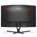 TFT 31.5“ AOC C32G3AE/BK, VA, 165Гц, 4мс, вигнутий, DP, HDMIx 2, колонки, чорний з червоним (C32G3AE/BK)