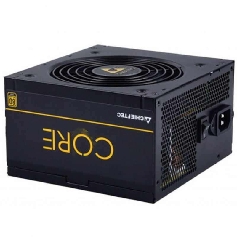 БЖ 500W Chieftec CORE BBS-500S 120 mm, 80+ GOLD, Retail Box (BBS-500S)
