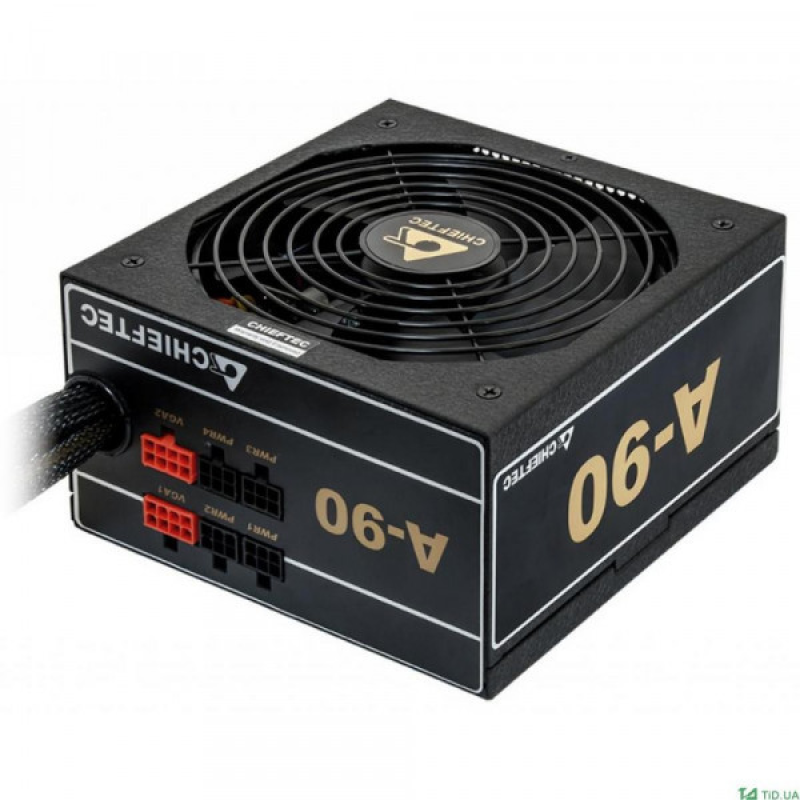 БЖ 550W Chieftec A-90 GDP-550C 140 mm, >90%, Modular, Retail Box (GDP-550C)