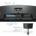 TFT 31.5“ BenQ PD3205UA, IPS, 4K UHD, 99% sRGB, HDMI, DP, USB-С, USB-hub, HAS, колонки, темно- сірий