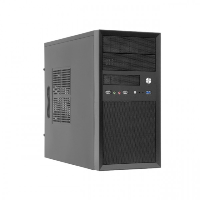 Корпус Chieftec MESH CT-01B-350GPB 350 W 1xUSB3.0+2xUSB2.0, mATX, Black (CT-01B-350GPB)