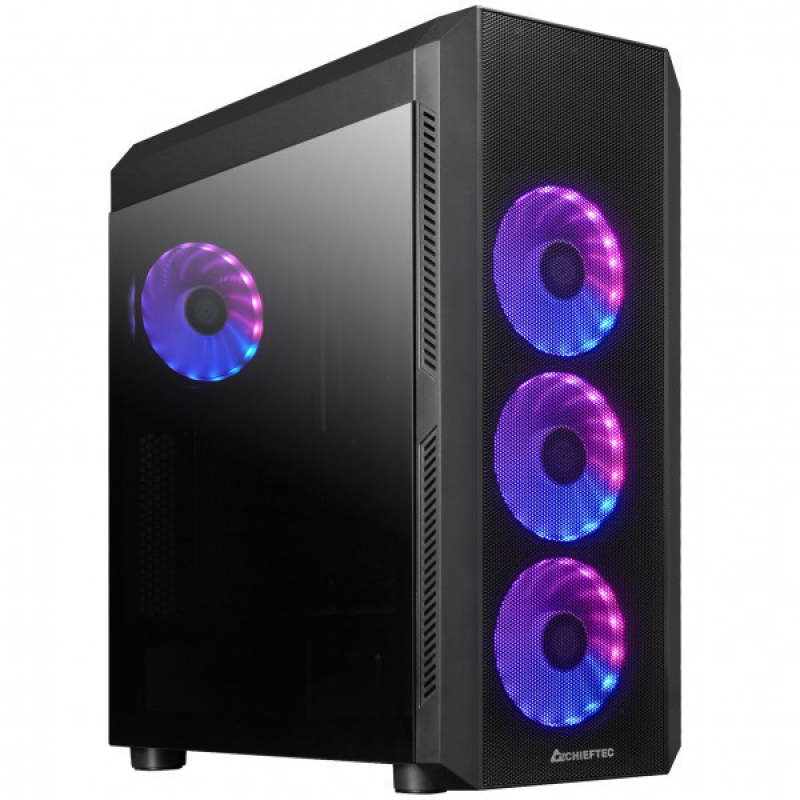 Корпус Chieftec SCORPION 4 GL-04B-UC-OP 4x120mm A-RGB, USB-C, ATX, без БЖ, Black (GL-04B-UC-OP) Корпус Chieftec SCORPION 4 GL-04B-UC-OP 4x120mm A-RGB, USB-C, ATX, без БЖ, Black (GL-04B-UC-OP)
