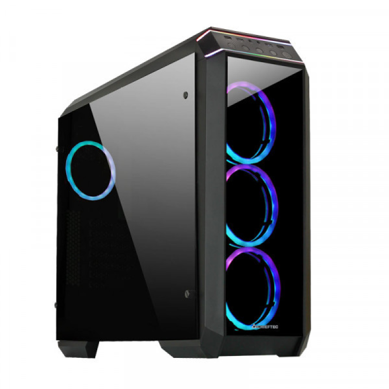 Корпус Chieftec STALLION II GP-02B-OP 4x120 mm A-RGB, ATX, без БЖ, Black (GP-02B-OP) Корпус Chieftec STALLION II GP-02B-OP 4x120 mm A-RGB, ATX, без БЖ, Black (GP-02B-OP)