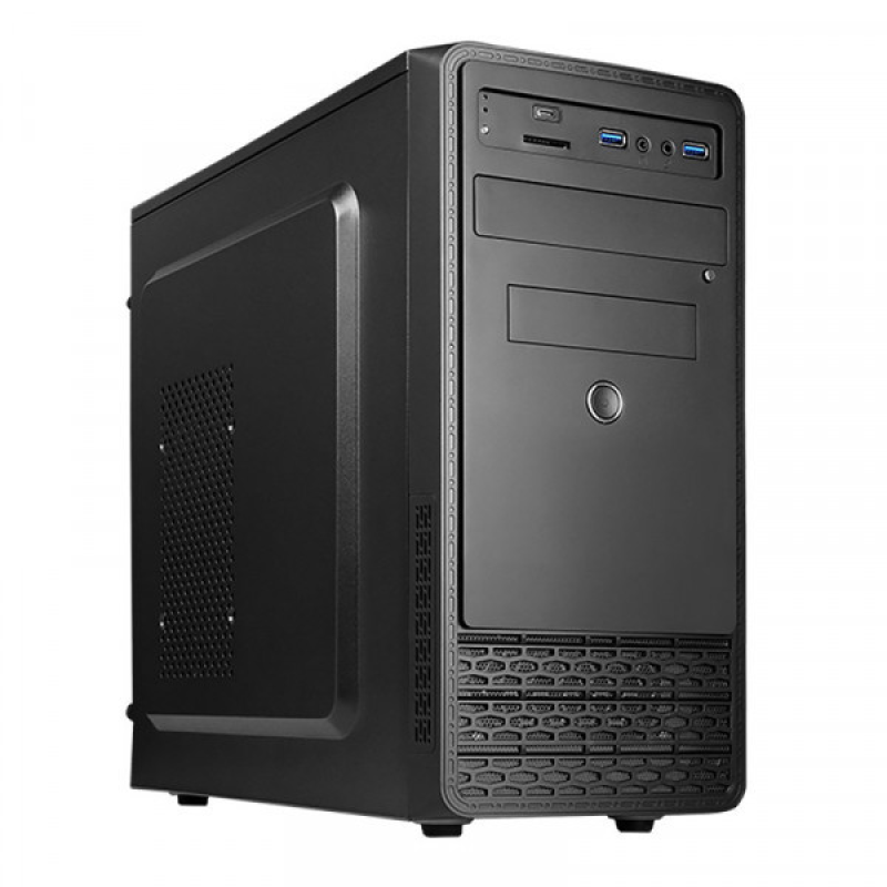 Корпус Chieftec UNI UB-03B-350GPB 350W 2xUSB3.0+1xType-C, SD Card reader, mATX, Black (UB-03B-350GPB)