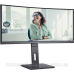 TFT 34“ AOC CU34P3CV, WQHD,VA, 100Hz, вигнутий, HDMI, DP, USB-С, RJ-45, USB-hub, HAS, кол, чорний (CU34P3CV)