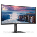 TFT 34“ AOC CU34V5C/BK, WQHD, VA, 100Гц, 1 мс, вигнутий, HDMI, DP, USB-C, USB-hub, колонки, чорний