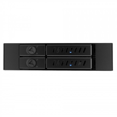 Бекплейн Chieftec CMR-225 1x3.5“ -> 2x2.5“ HDDs Hot-Swap Metal (CMR-225)