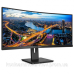 TFT 34“ Philips 345B1C, VA, 3440x1440 WQHD, вигнутий, DP, HDMIx2, USB хаб, Pivot, колонки, чорний (345B1C/00) TFT 34“ Philips 345B1C, VA, 3440x1440 WQHD, вигнутий, DP, HDMIx2, USB хаб, Pivot, колонки, чорний (345B1C/00)