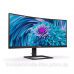 TFT 34“ Philips 346E2CUAE, VA, вигнутий, WQHD, DP, HDMI, USB-С, HAS, колонки, чорний (346E2CUAE/00)