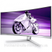 TFT 34“ Philips 34M2C8600, QD-OLED WQHD, вигнутий, 175Hz, 0.1ms, 2хHDMI, DP, USB-C, USB-hub, HAS