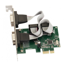 PCI-E Контролер 2xCOM (RS232), WCH CH382L, RTL (B00005)