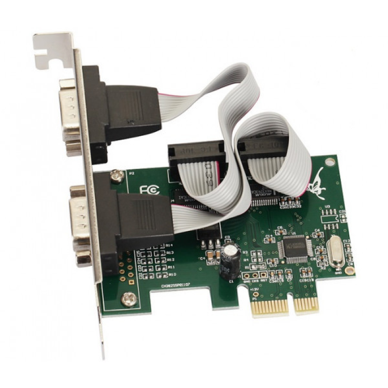 PCI-E Контролер 2xCOM (RS232), WCH CH382L, RTL (B00005)